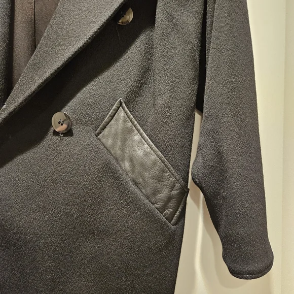 Women's Black Winter Coat By London Fog Sz M - Picture 6 of 12